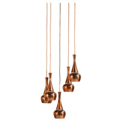 Cascade lamp attributed to Staff, 1960s
