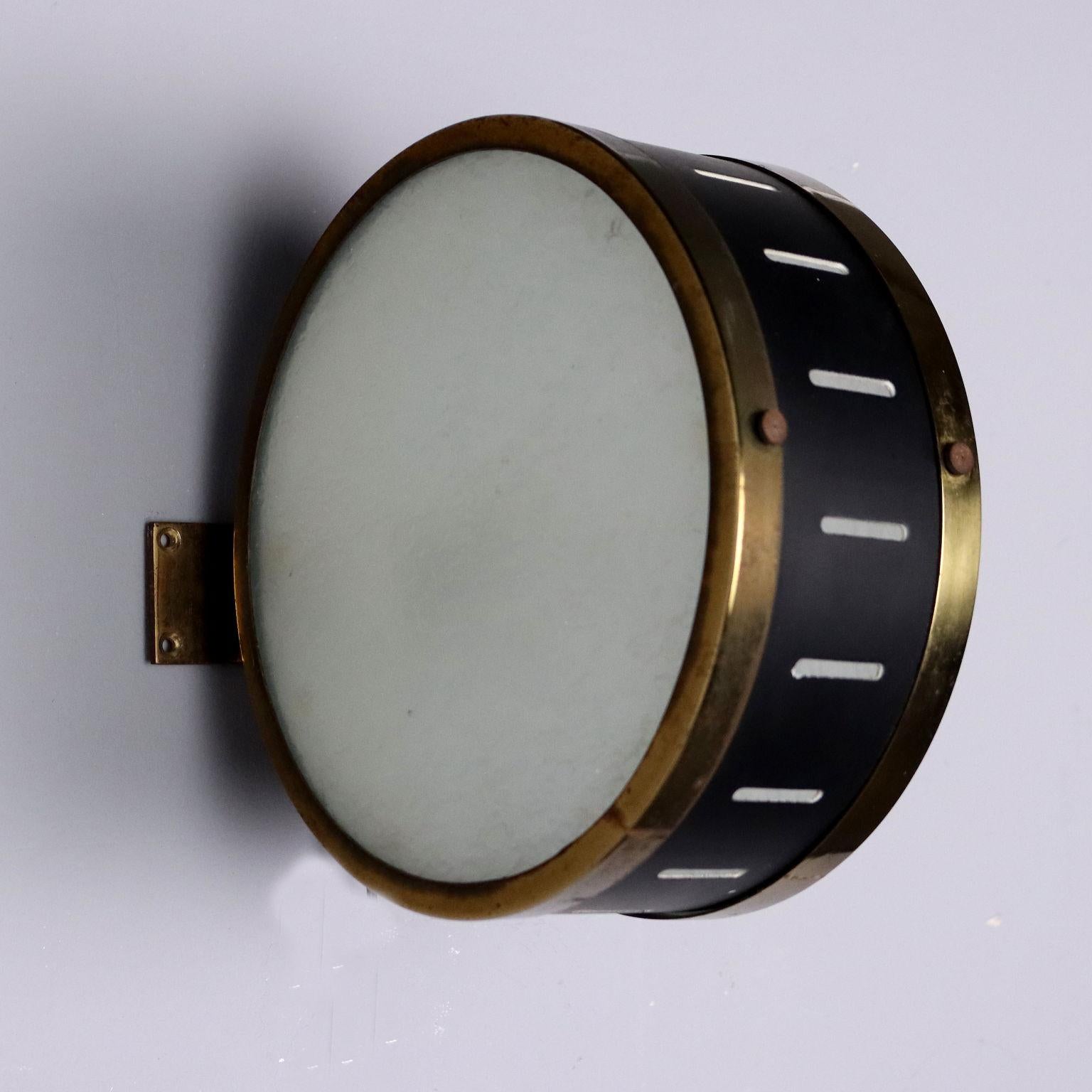 1960er Jahre Runde Wandlampe 1
