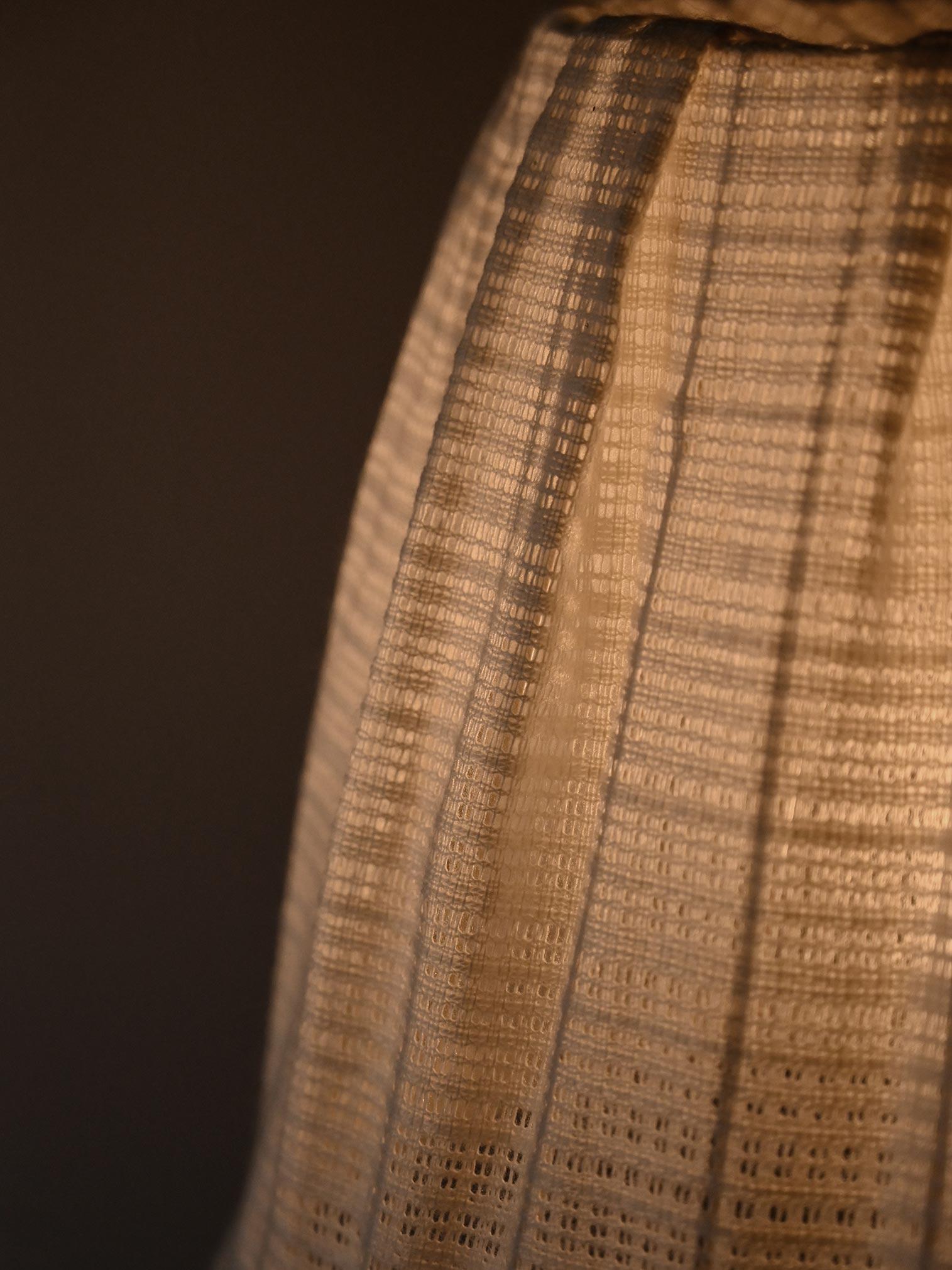 Floor lamp with fabric shade In Good Condition For Sale In Brescia, IT