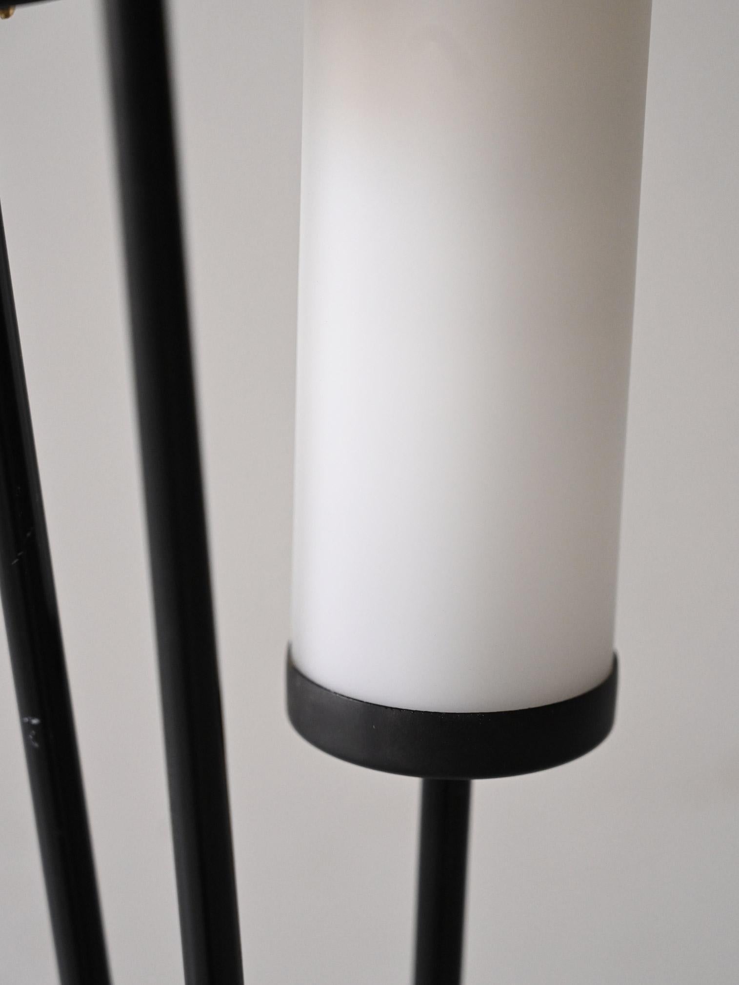 Lámpara de pie vintage de tres luces en Bueno estado para la venta en Brescia, IT