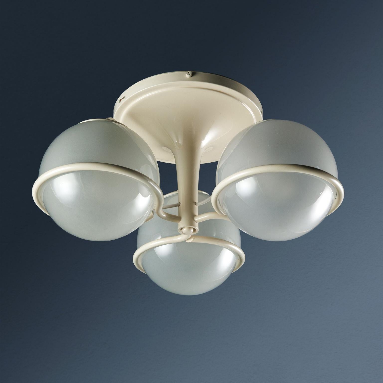 Mid-Century Modern Ceiling lamp '2042/3' Gino Sarfatti for Arteluce 1950s For Sale