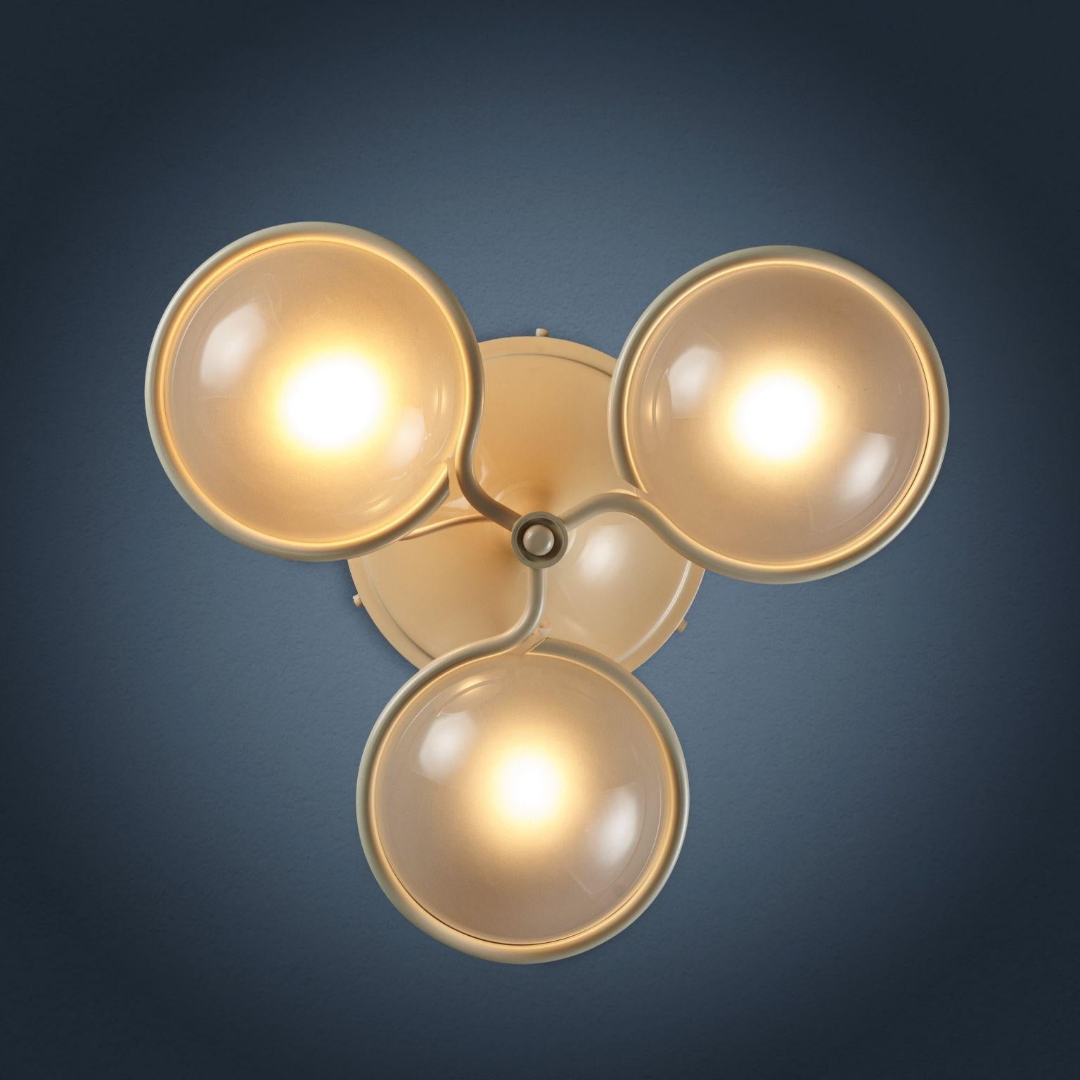 Italian Ceiling lamp '2042/3' Gino Sarfatti for Arteluce 1950s For Sale