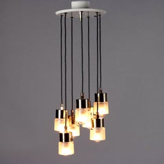 Lampada a soffitto 4458 di Giuseppe Ostuni per O-Luce Anni 50-60