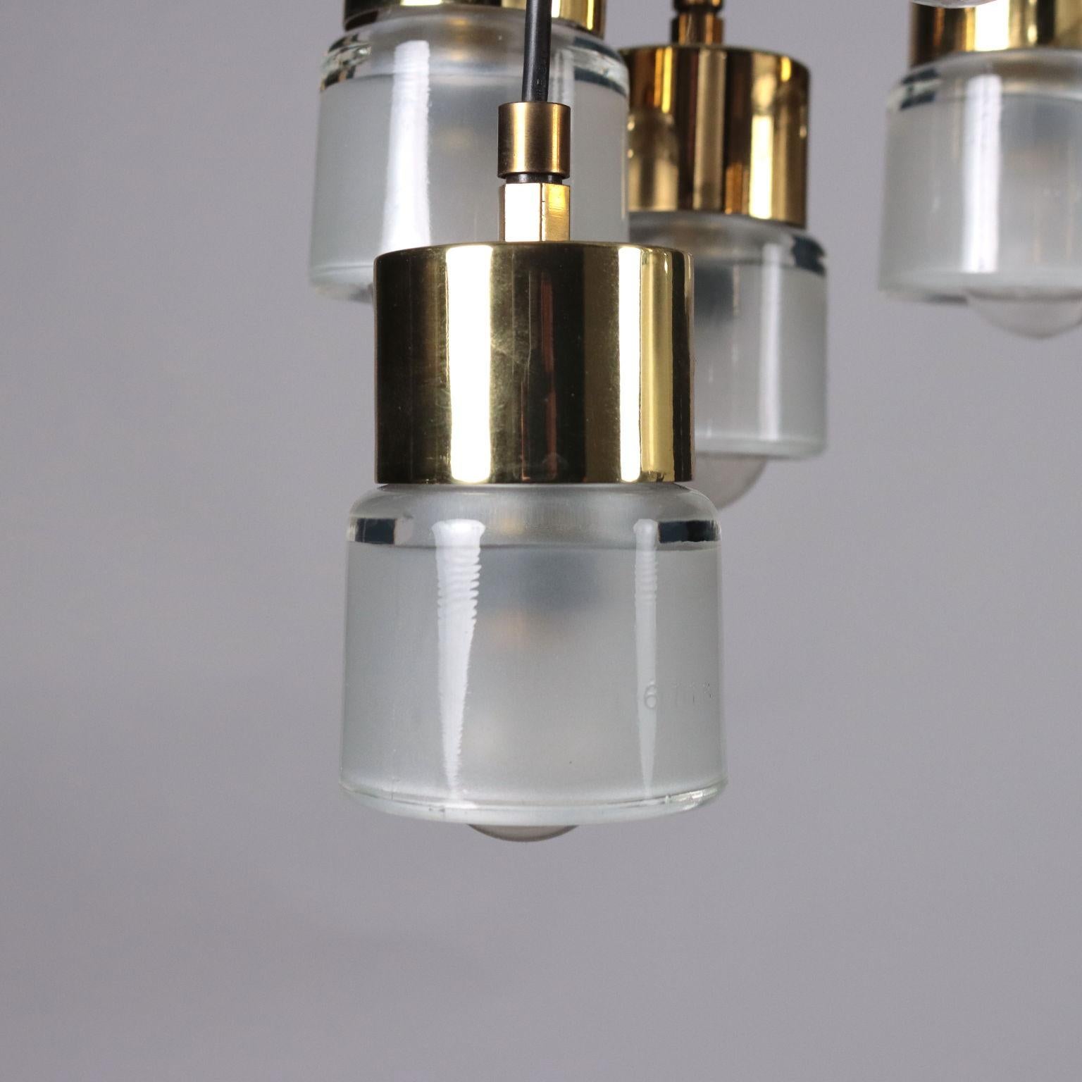 Ceiling lamp 4458 by Giuseppe Ostuni for O-Luce Anni 50-60 For Sale 1