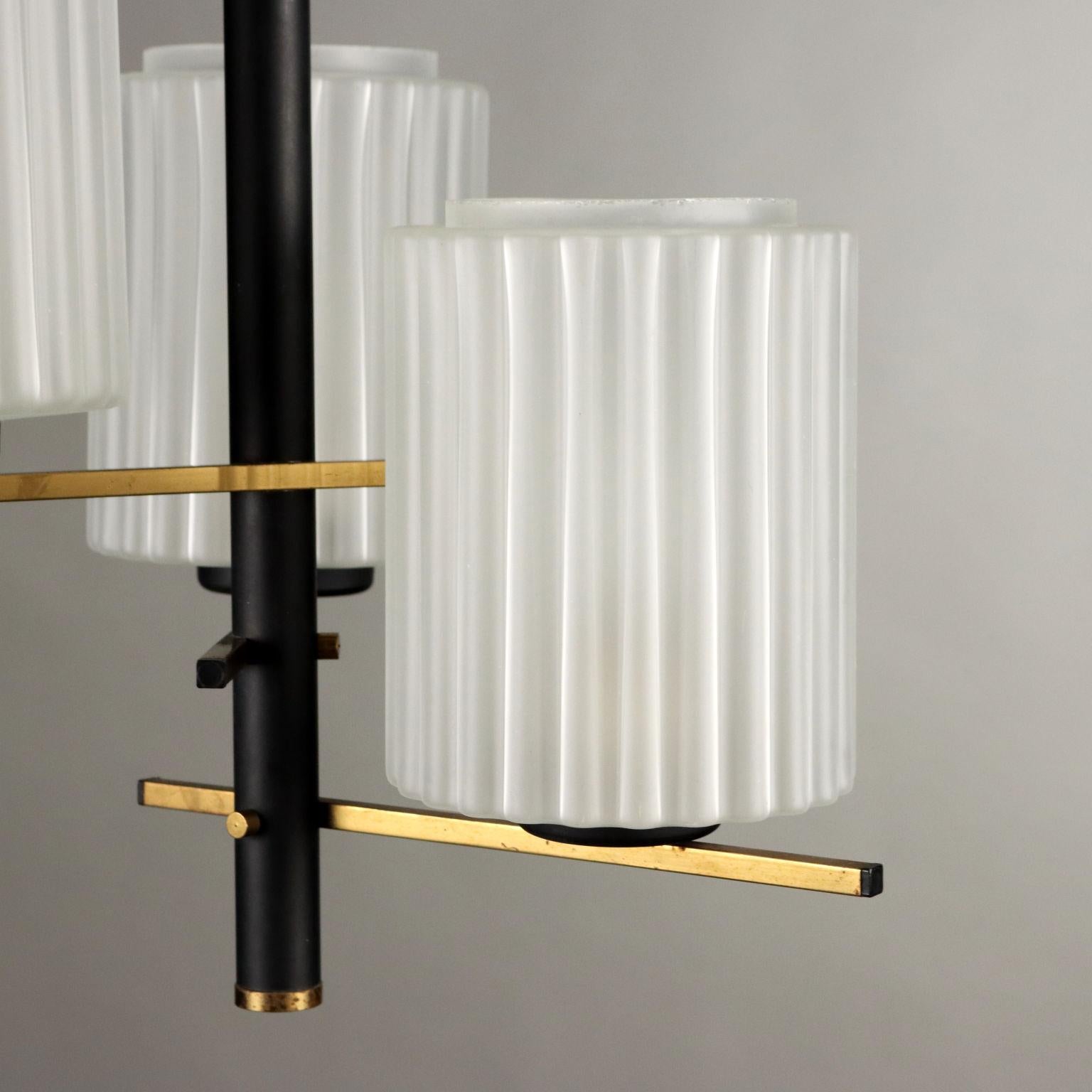 Lampada a soffitto a tre bracci Anni 50-60 in vendita 1