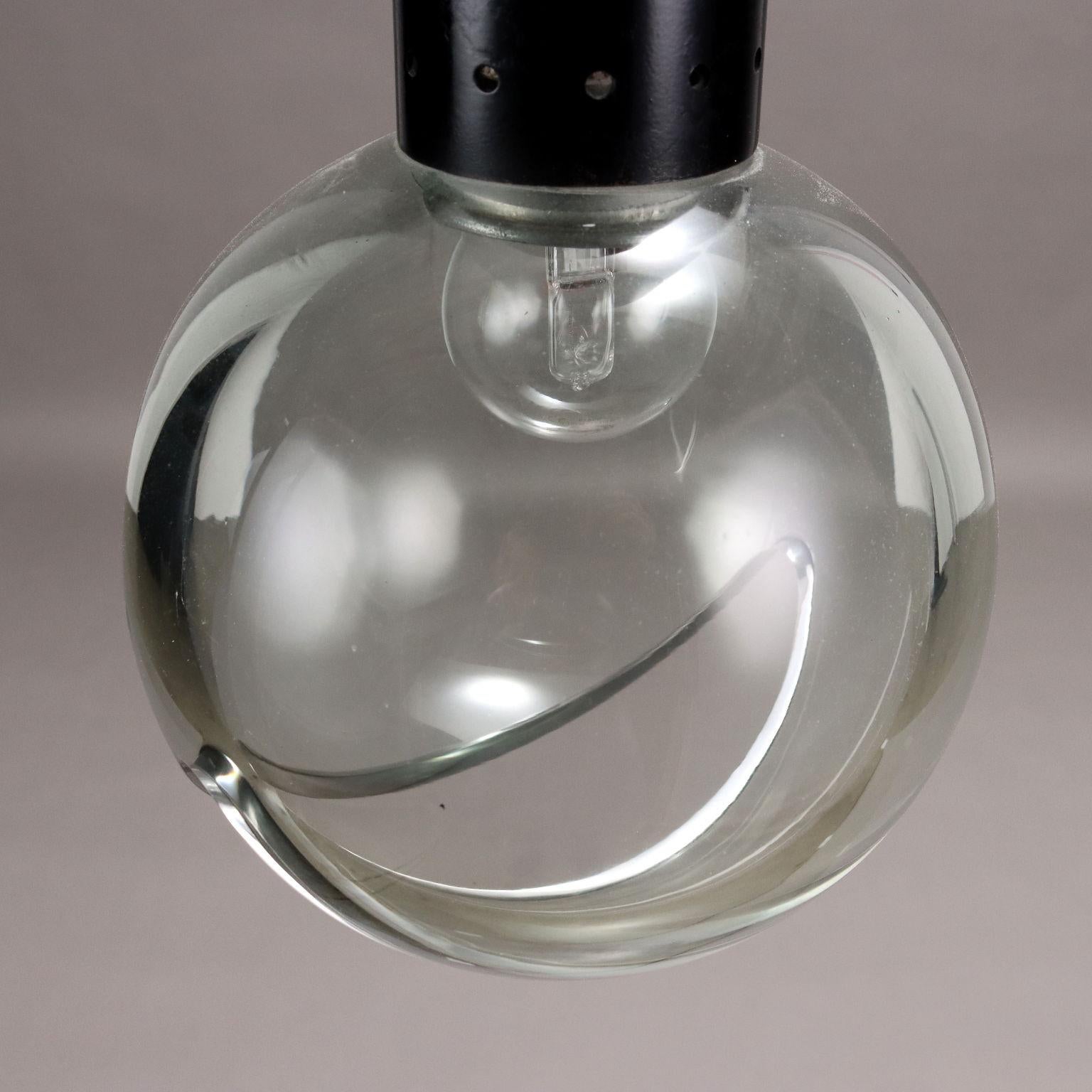 Ceiling lamp  1960s a point of light In Good Condition For Sale In Milano, IT