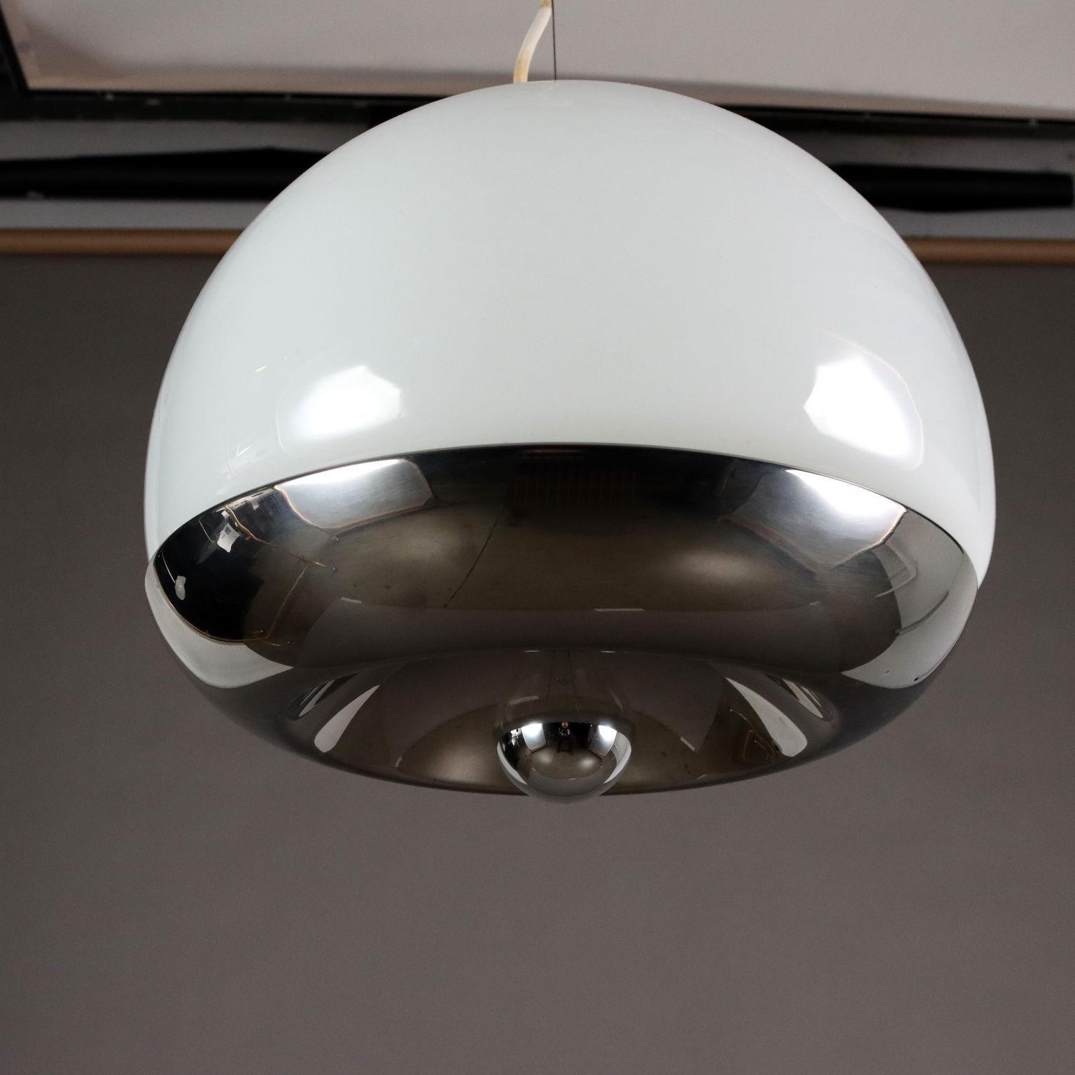 Alluminio Lampada a Soffitto Anni 70 in vendita