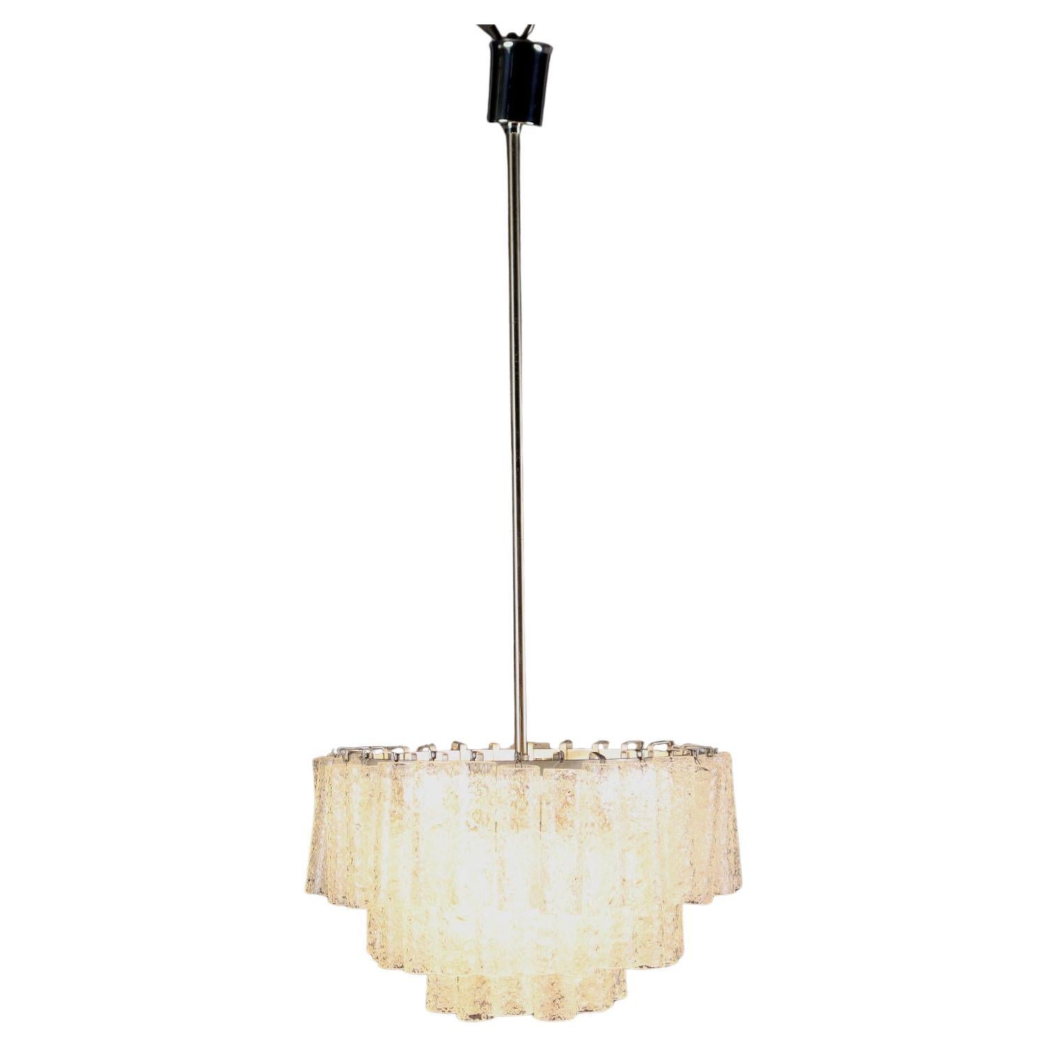 Ceiling Lamp with Glass Pendants, 1960s