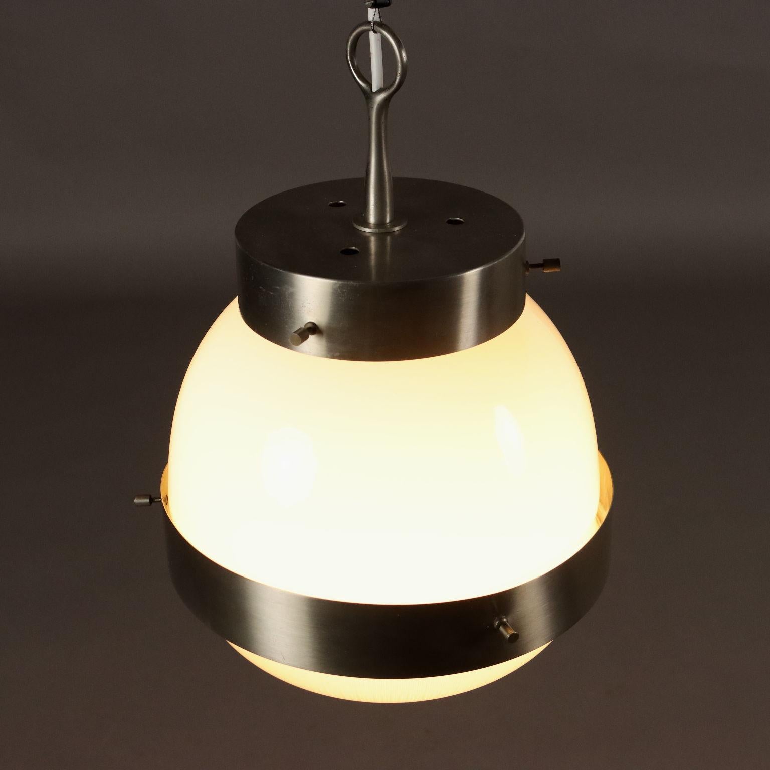 Italiano Lampada a Soffitto Delta di Sergio Mazza per Artemide anni 60