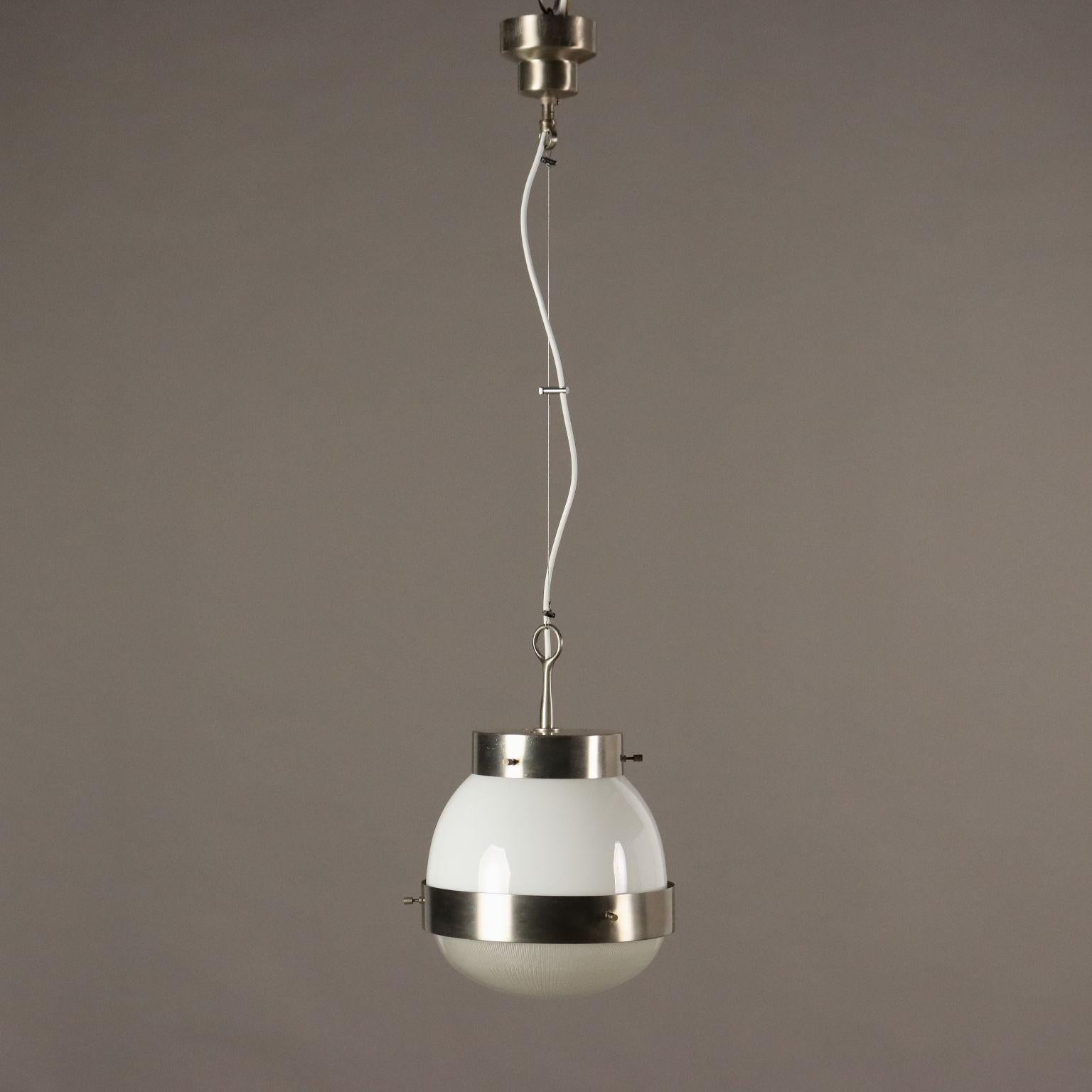 Ottone Lampada a Soffitto Delta di Sergio Mazza per Artemide anni 60