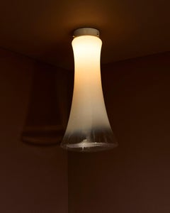 Lampada a soffitto Galatea, disegnata da Angelo Mangiarotti per Stilnovo, 1968