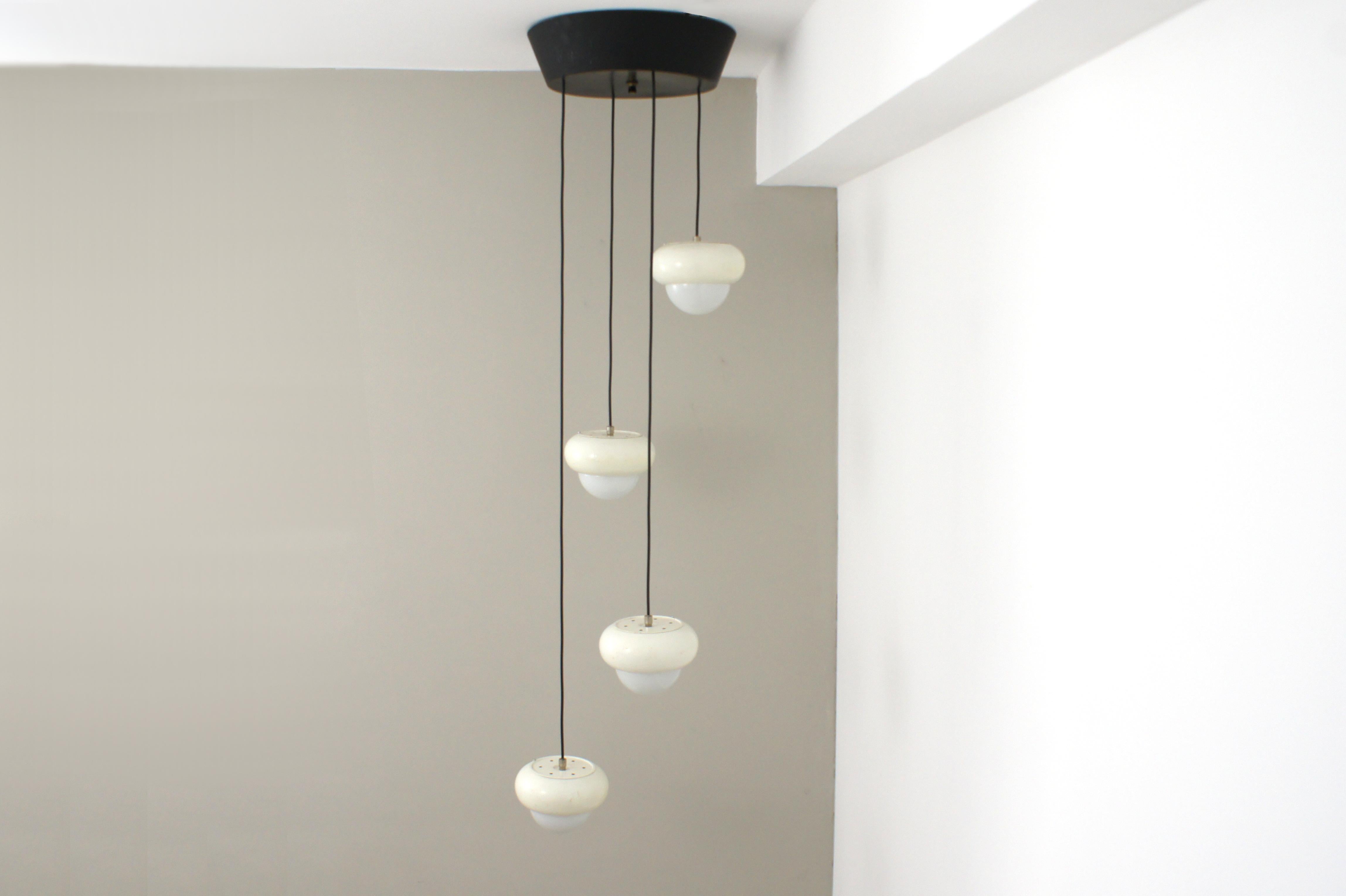 Space Age 1970s Italian ceiling lamp, spaceage.  For Sale