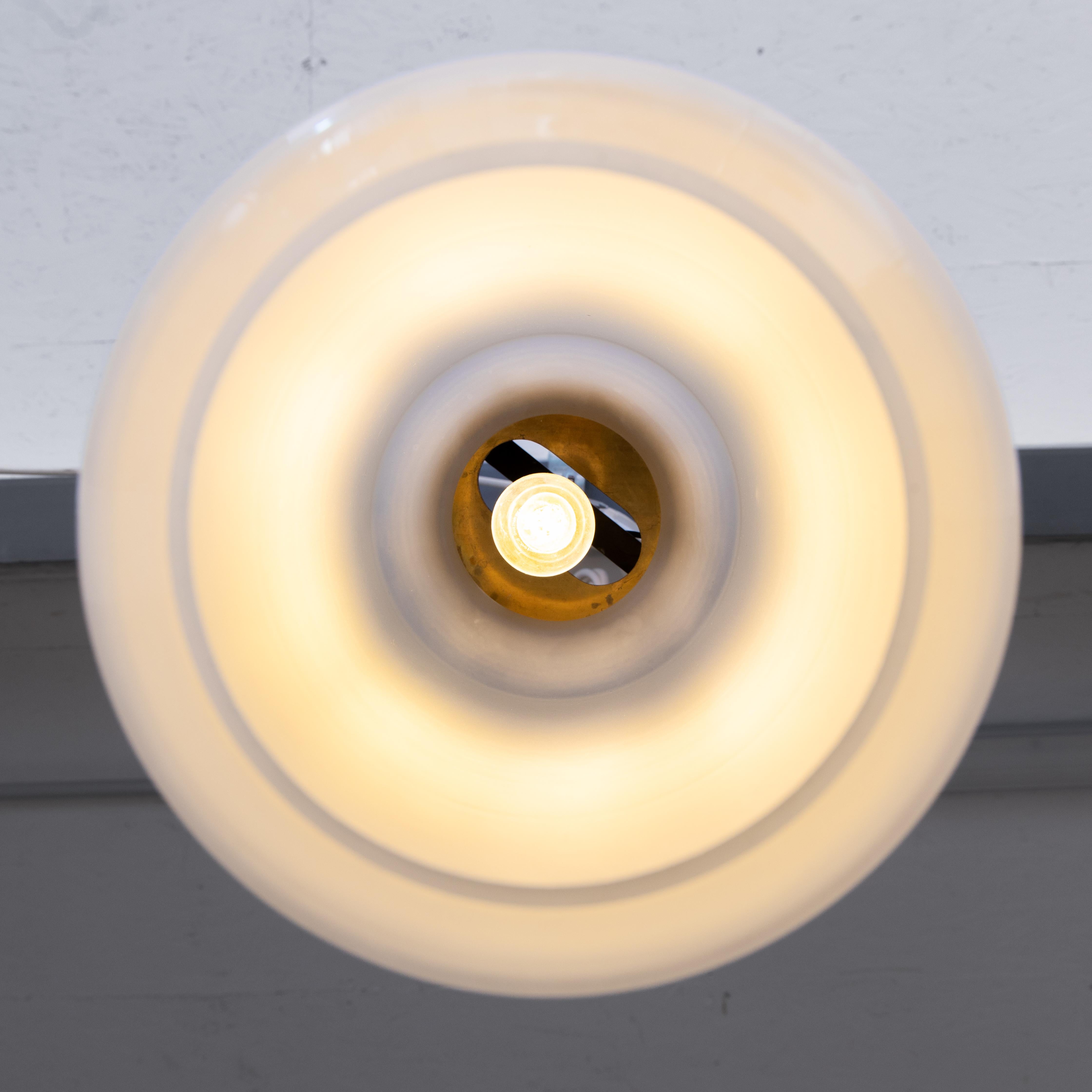 Mid-Century Modern LP10 ceiling lamp, Bidone, Luigi Caccia Dominioni for Azucena, 1958 For Sale