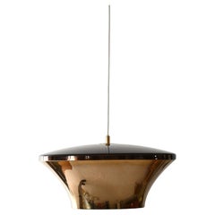 Skandinavische Deckenlampe aus Messing aus den 1970er Jahren