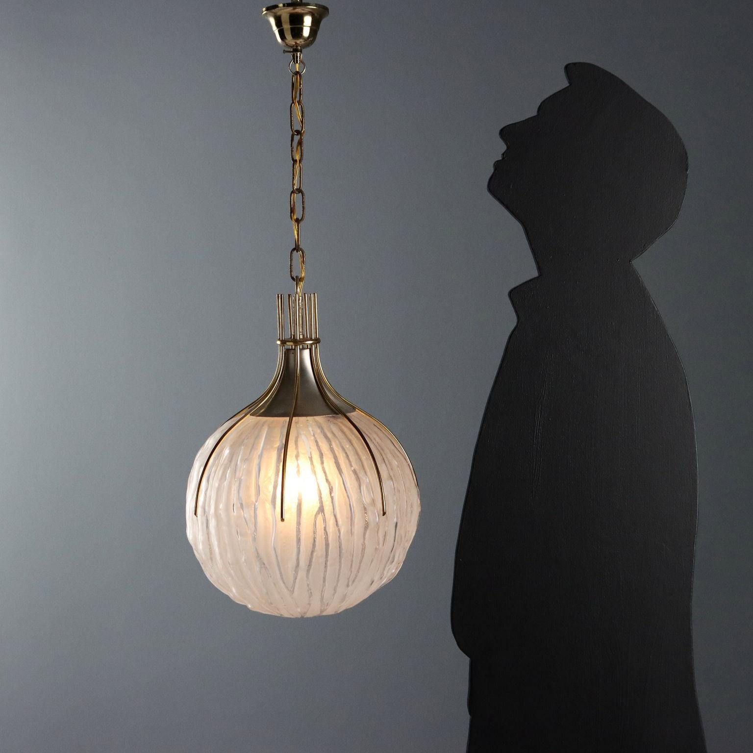 Mid-Century moderno Lampada a Soffitto Vintage Anni 70 in vendita