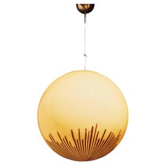Lampe suspendue sphère, La Murrina, vers 1970