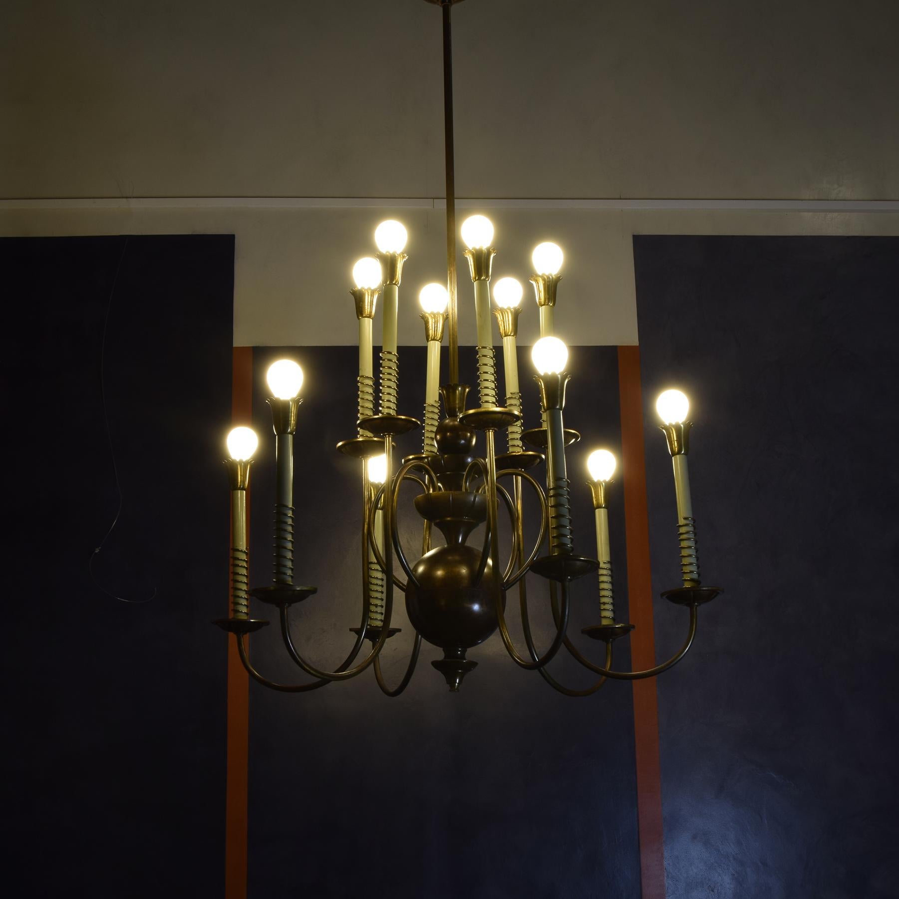 Lampada a sospensione anni 50 in vendita 1