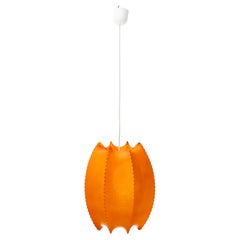 Lampada a sospensione ARANCIONE Cocoon, 1960