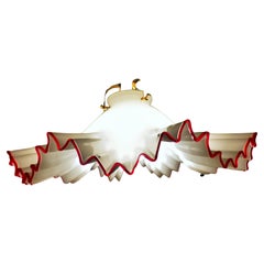 Lampada a sospensione attribuita a Toni Zuccheri per Venini