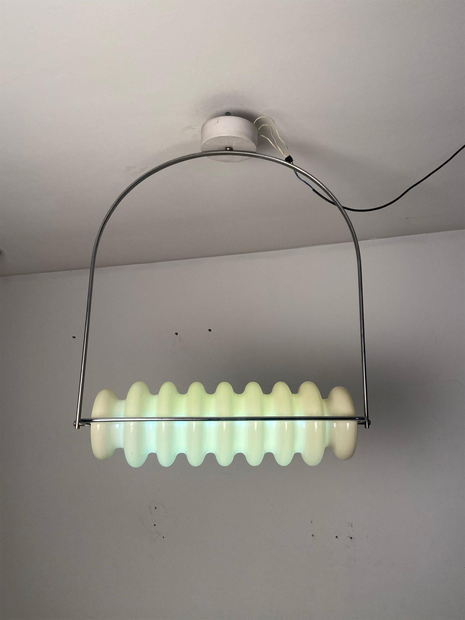 Lampada a sospensione Bruco di Ettore Sottsass per Poltronova del 1970 Italian en venta