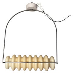 Lampada a sospensione Bruco di Ettore Sottsass per Poltronova del 1970