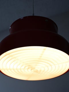 Red "Bumling" pendant lamp by Anders Pehrson