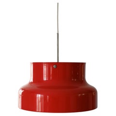 Lampada a sospensione "Bumling" rossa di Anders Pehrson