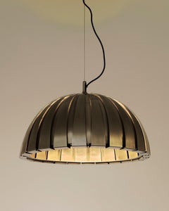 Lampada a sospensione "Calotta", Elio Martinelli per Martinelli Luce, anni '60