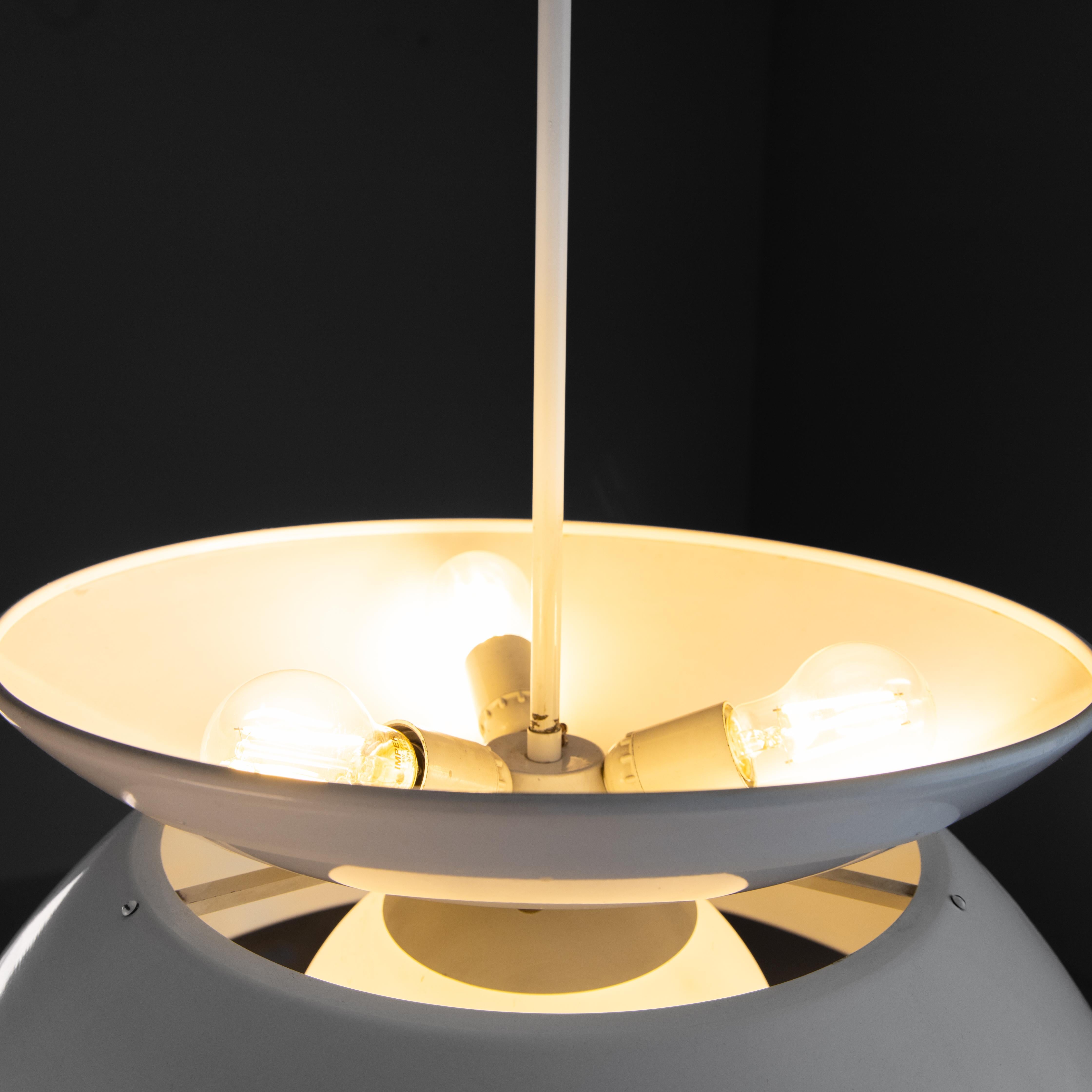 Mid-20th Century Lampada a sospensione Cetra, Vico Magistretti, Artemide, 1960 in vendita