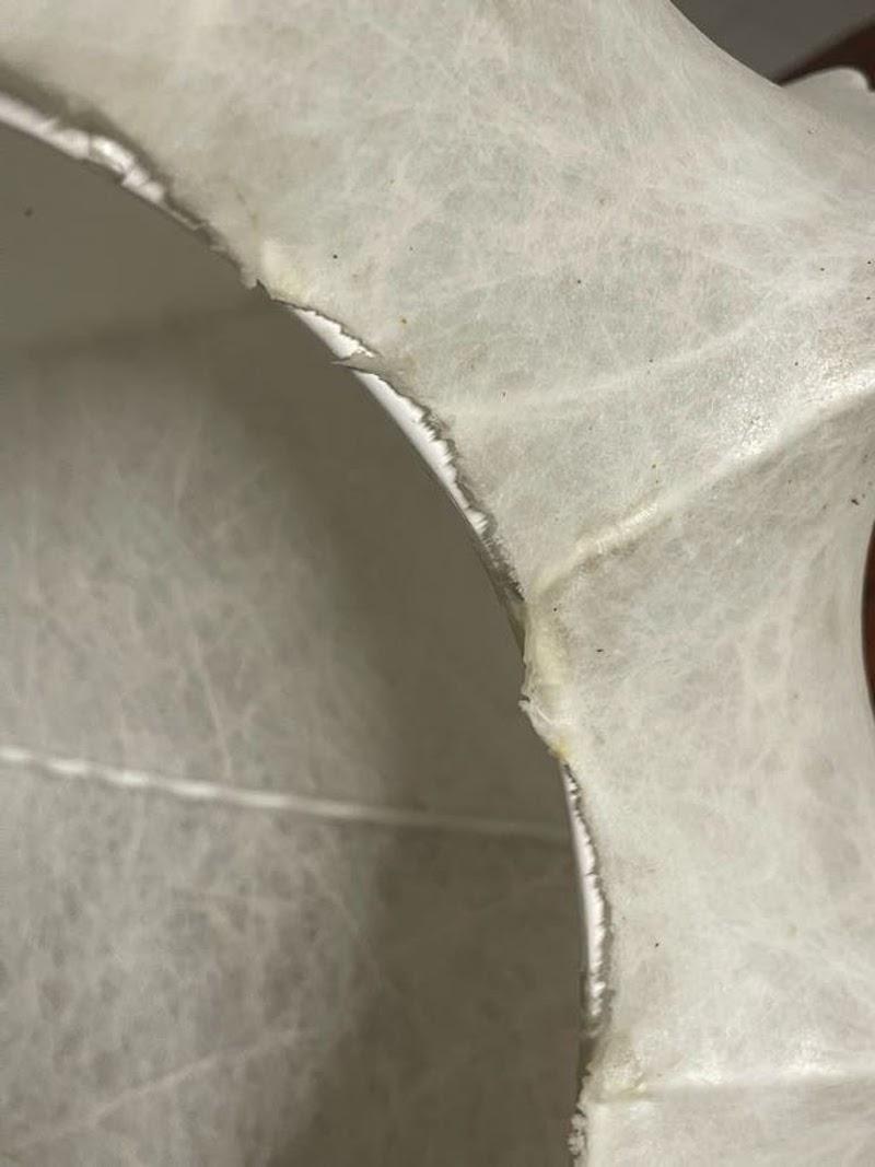 Resin Cocoon pendant lamp, 1960s