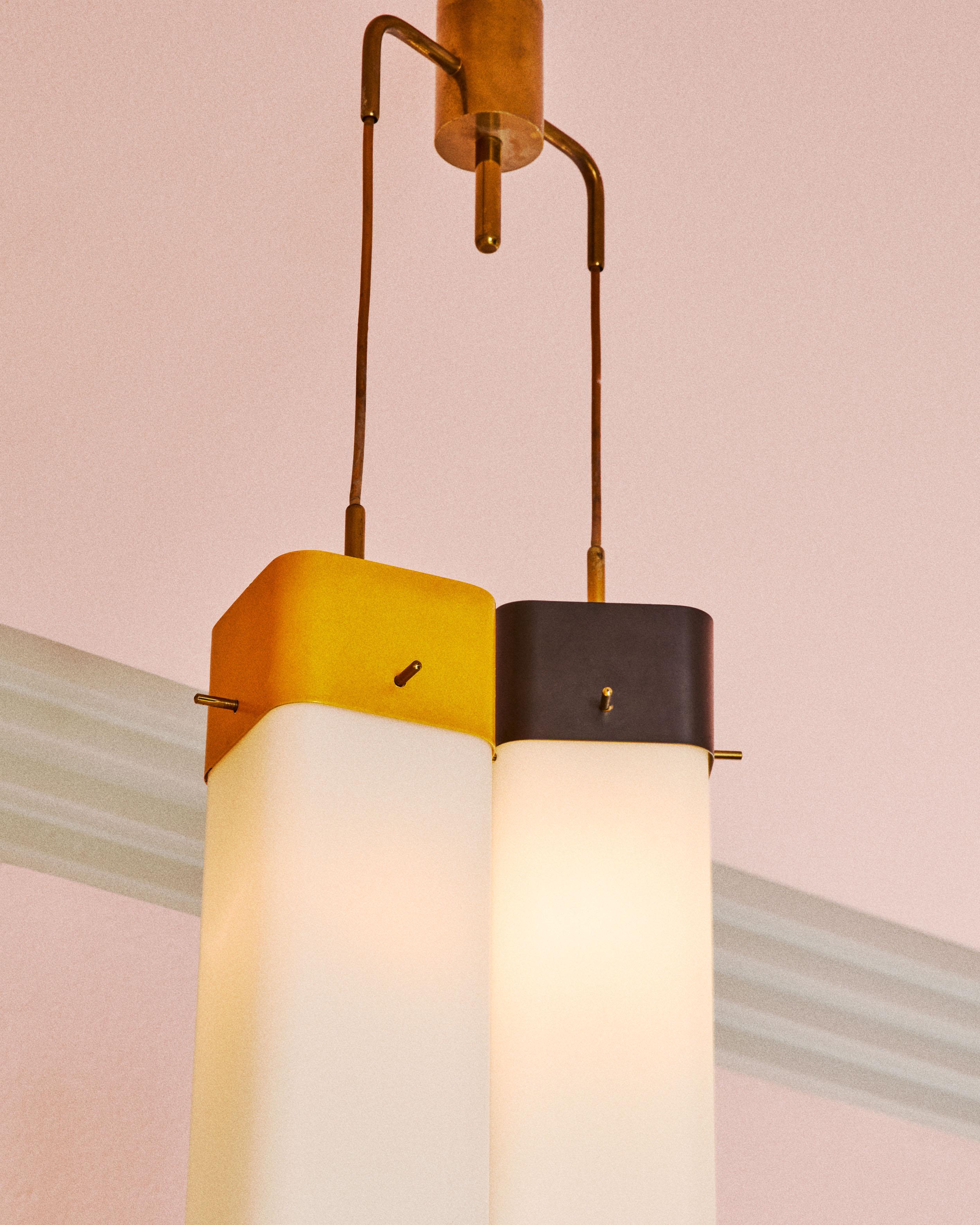 Italian Lampada a sospensione, design di Angelo Lelii per Arredoluce, Italia. in vendita