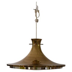 Vintage gold pendant lamp