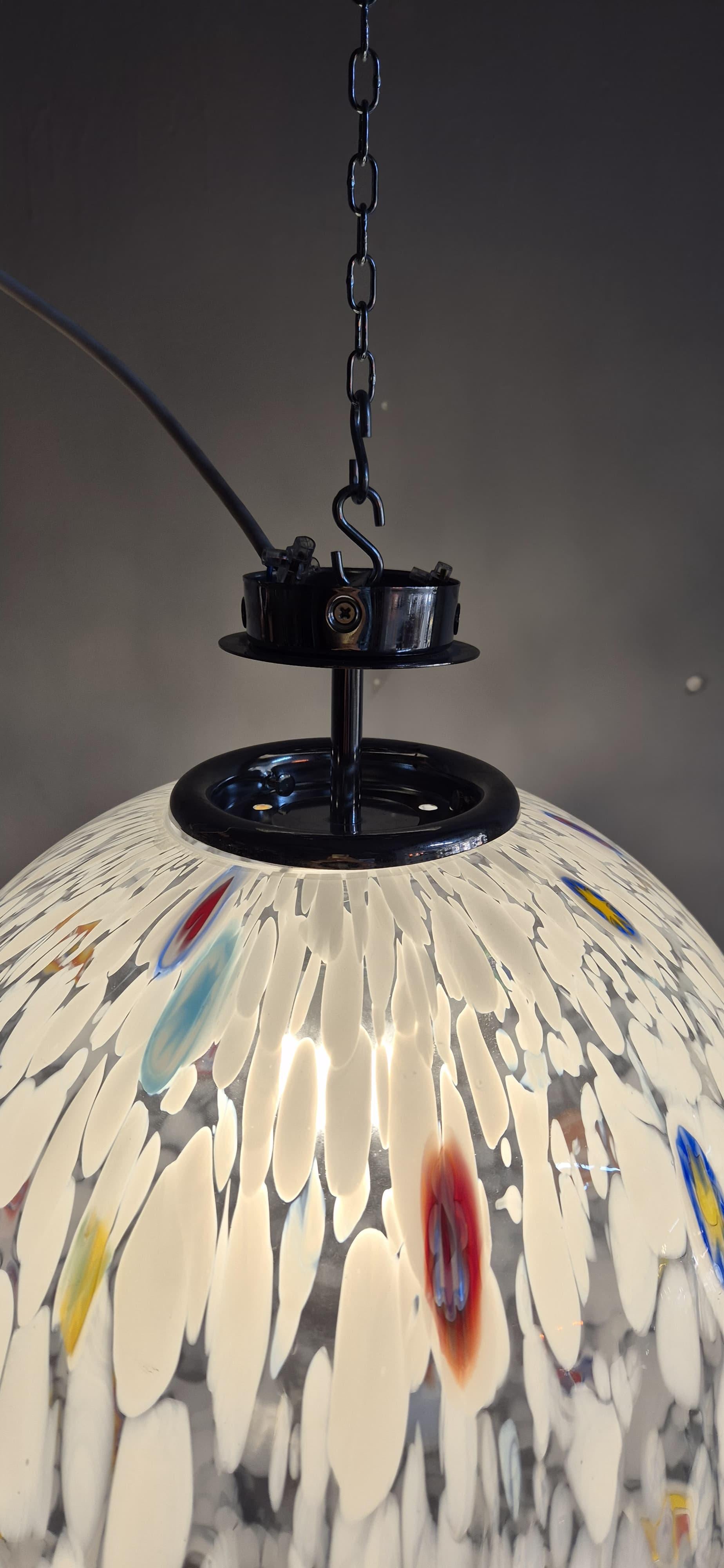 Lampada a sospensione Egg in vetro di Murano In condizioni ottime in vendita a Palermo, IT