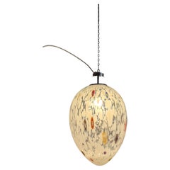 Lampe suspendue Œuf en verre de Murano