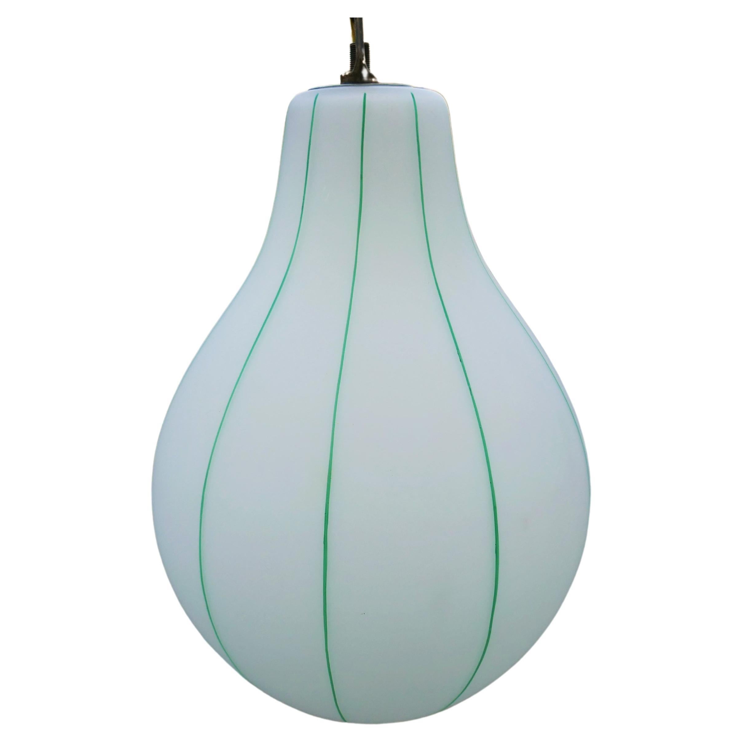 Glass Pendant lamp  For Sale