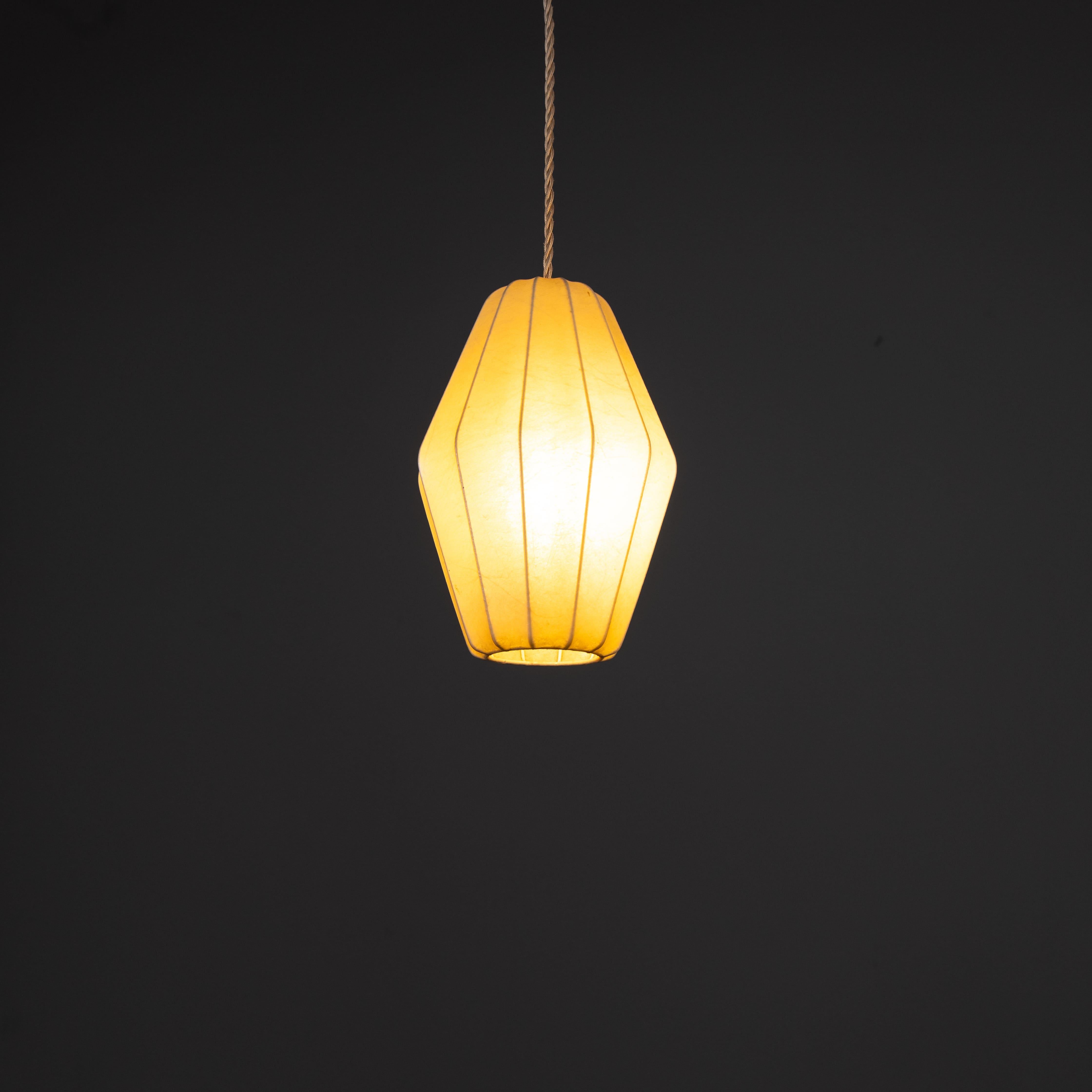Cocoon pendant lamp, Manifattura Italiana, 1960 For Sale 4