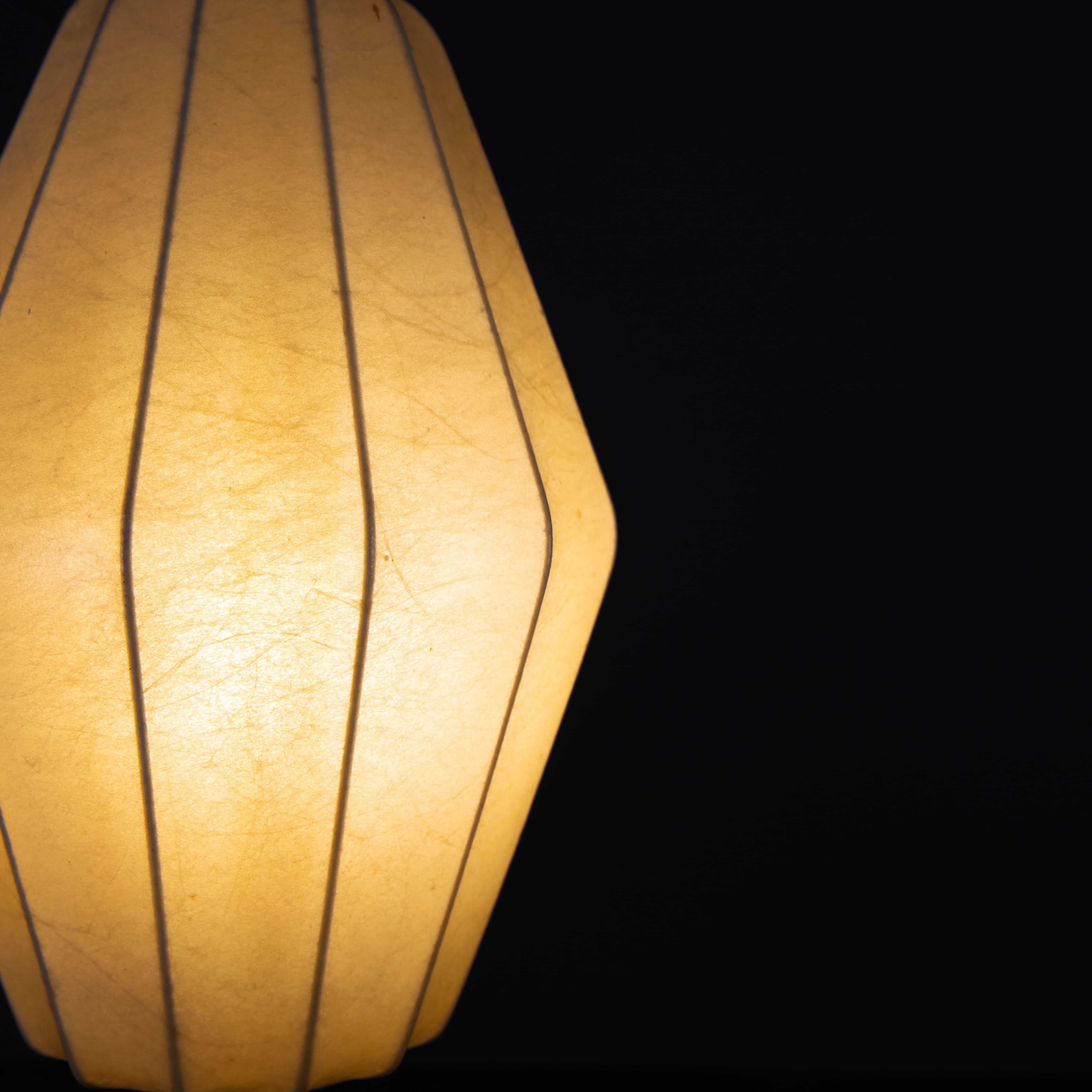 Mid-20th Century Cocoon pendant lamp, Manifattura Italiana, 1960 For Sale