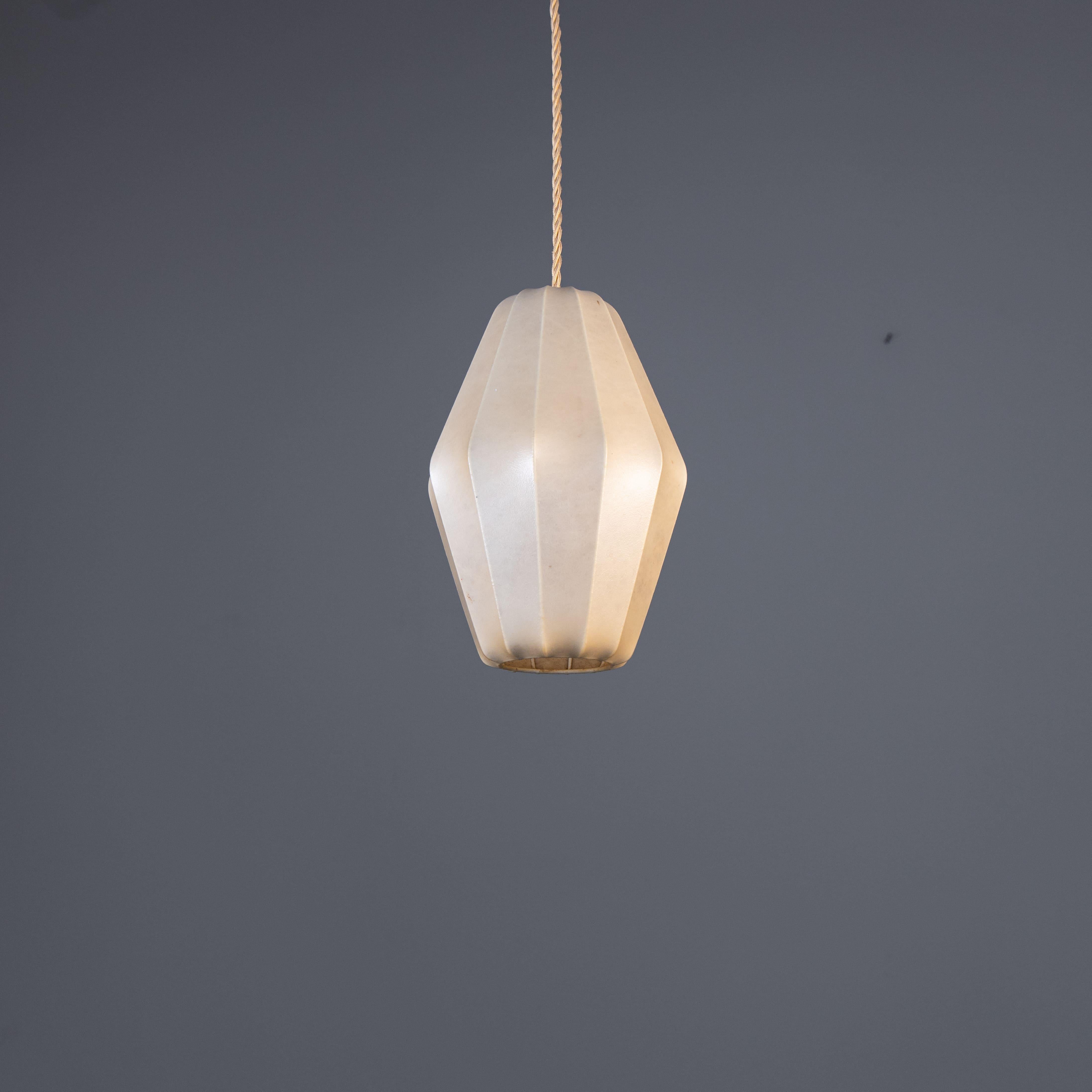 Rubber Cocoon pendant lamp, Manifattura Italiana, 1960 For Sale