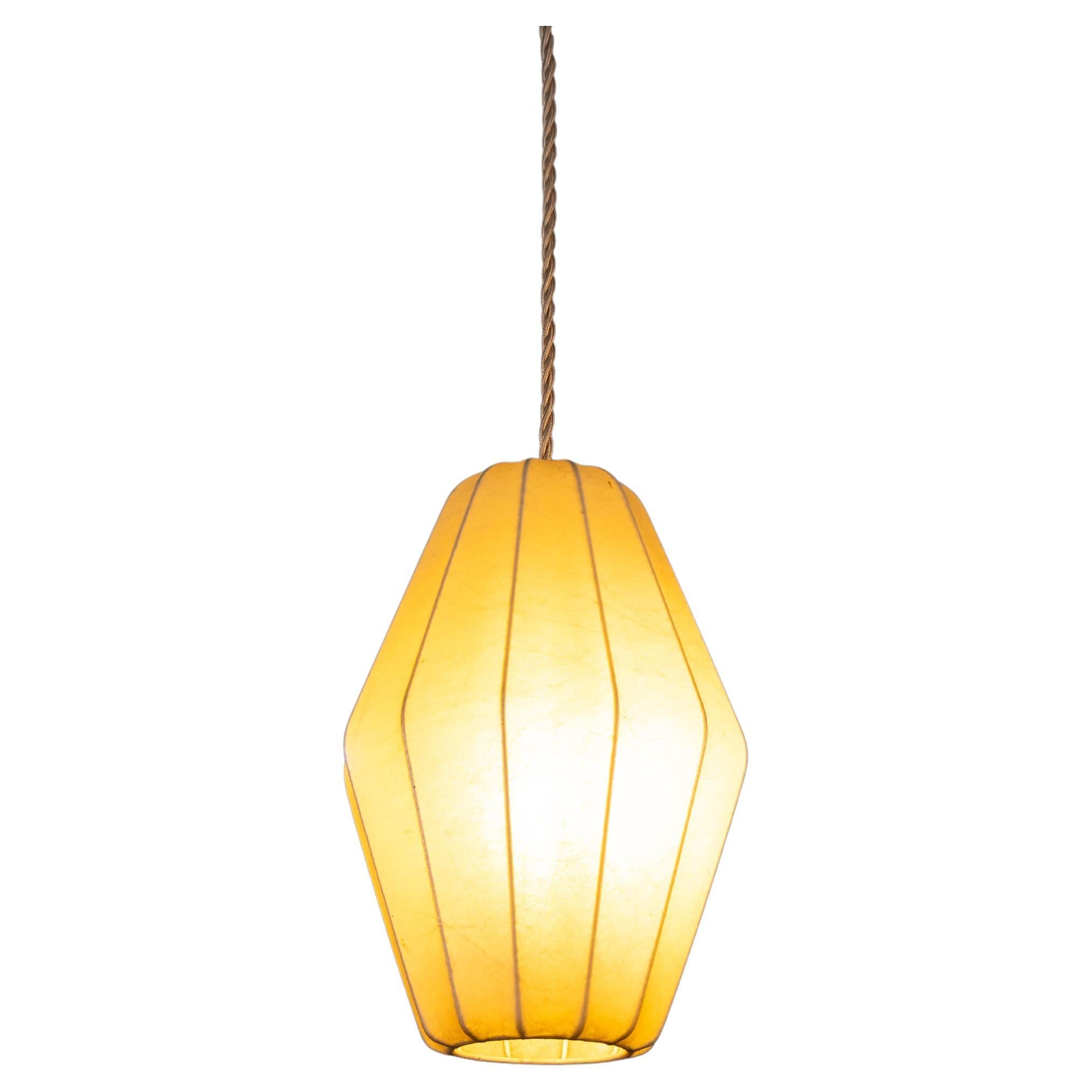 Cocoon pendant lamp, Manifattura Italiana, 1960 For Sale