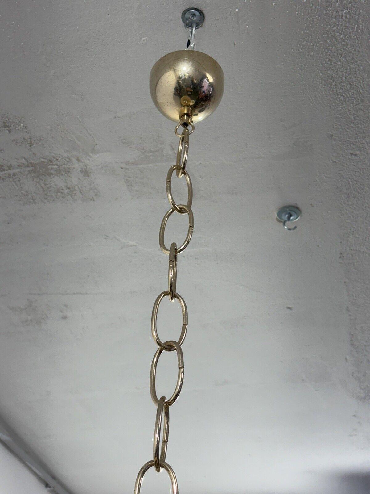 Lampada a Sospensione In Vetro Satinato Anni 70 Design Modernariato in vendita 1