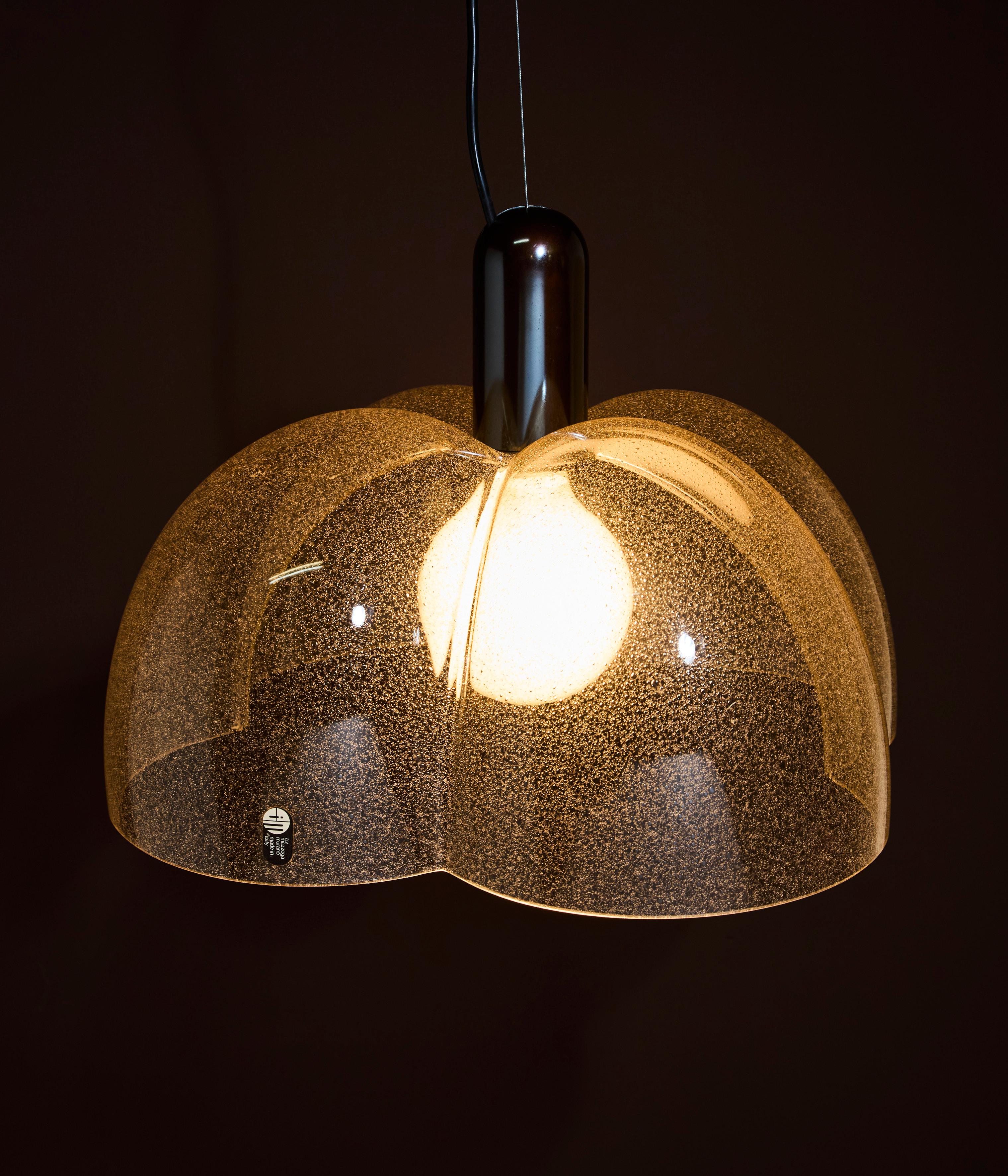 Mid-Century moderno Lampada a sospensione LS111, design Carlo Nason per A.V. Mazzega in vendita