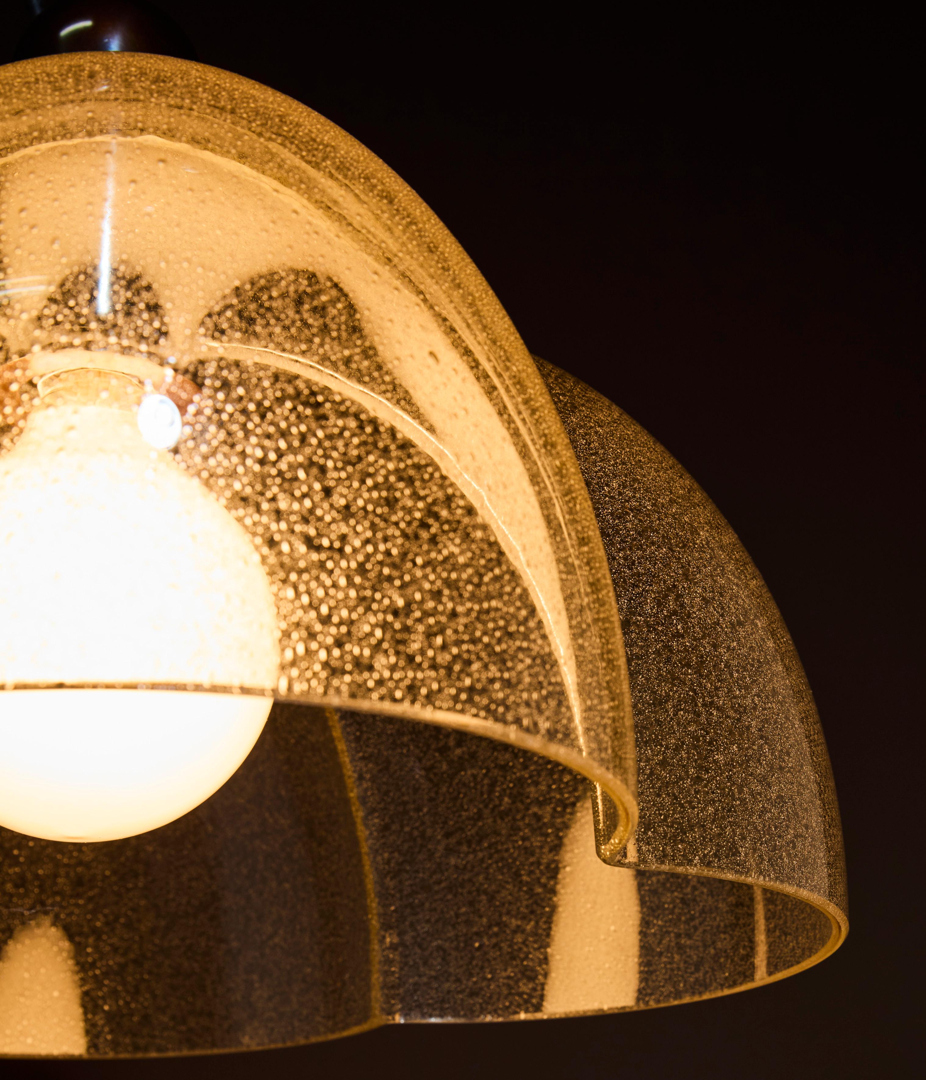 Italian Lampada a sospensione LS111, design Carlo Nason per A.V. Mazzega in vendita