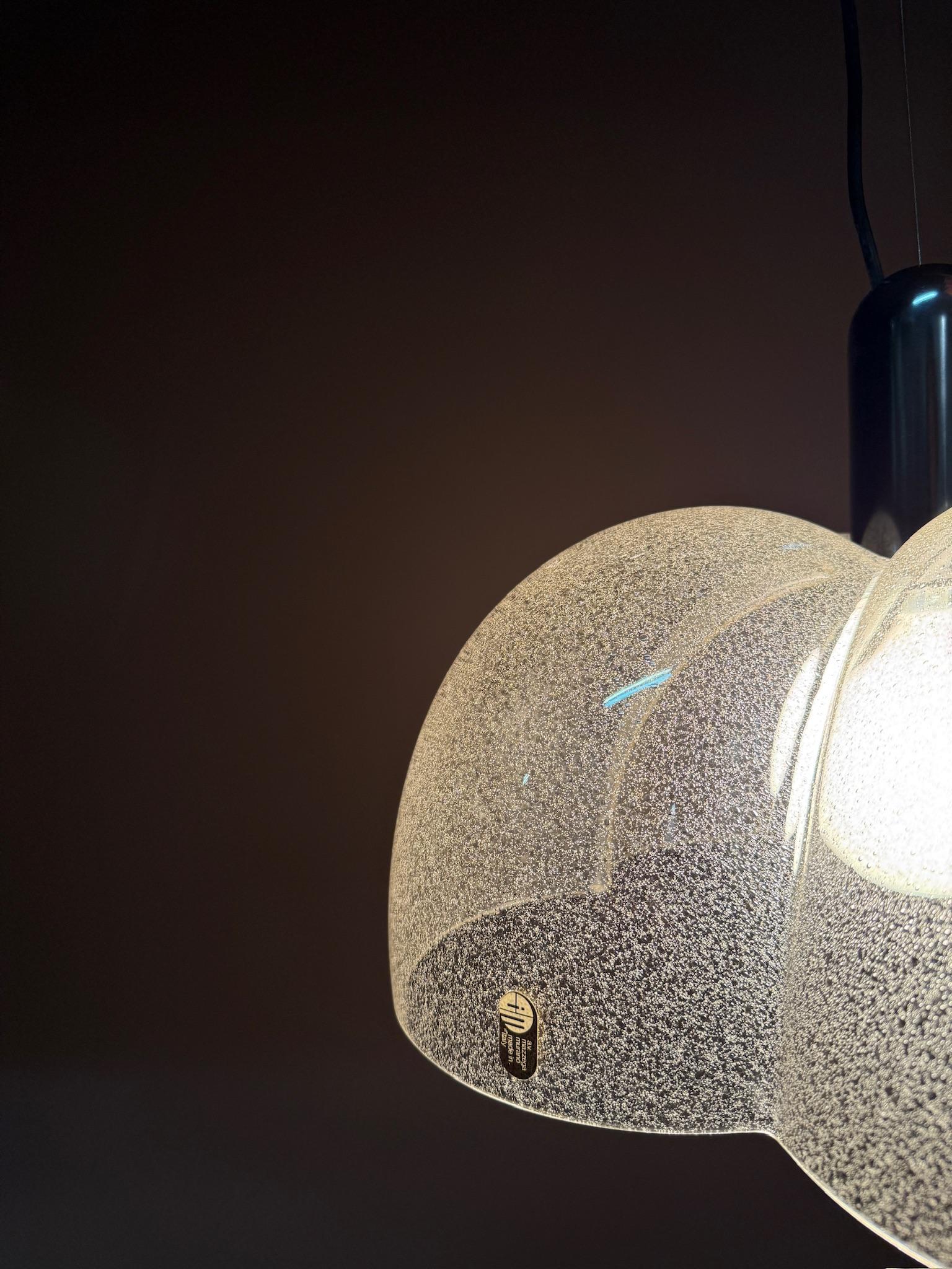 Late 20th Century Lampada a sospensione LS111, design Carlo Nason per A.V. Mazzega in vendita