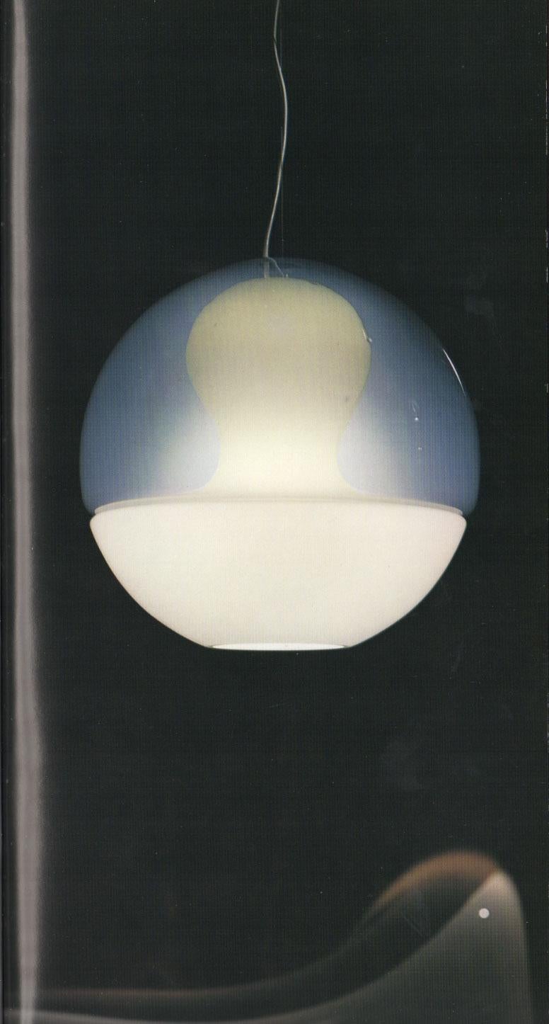 Mid-Century moderno Lampada a sospensione LS116, design Carlo Nason per A.V. Mazzega in vendita