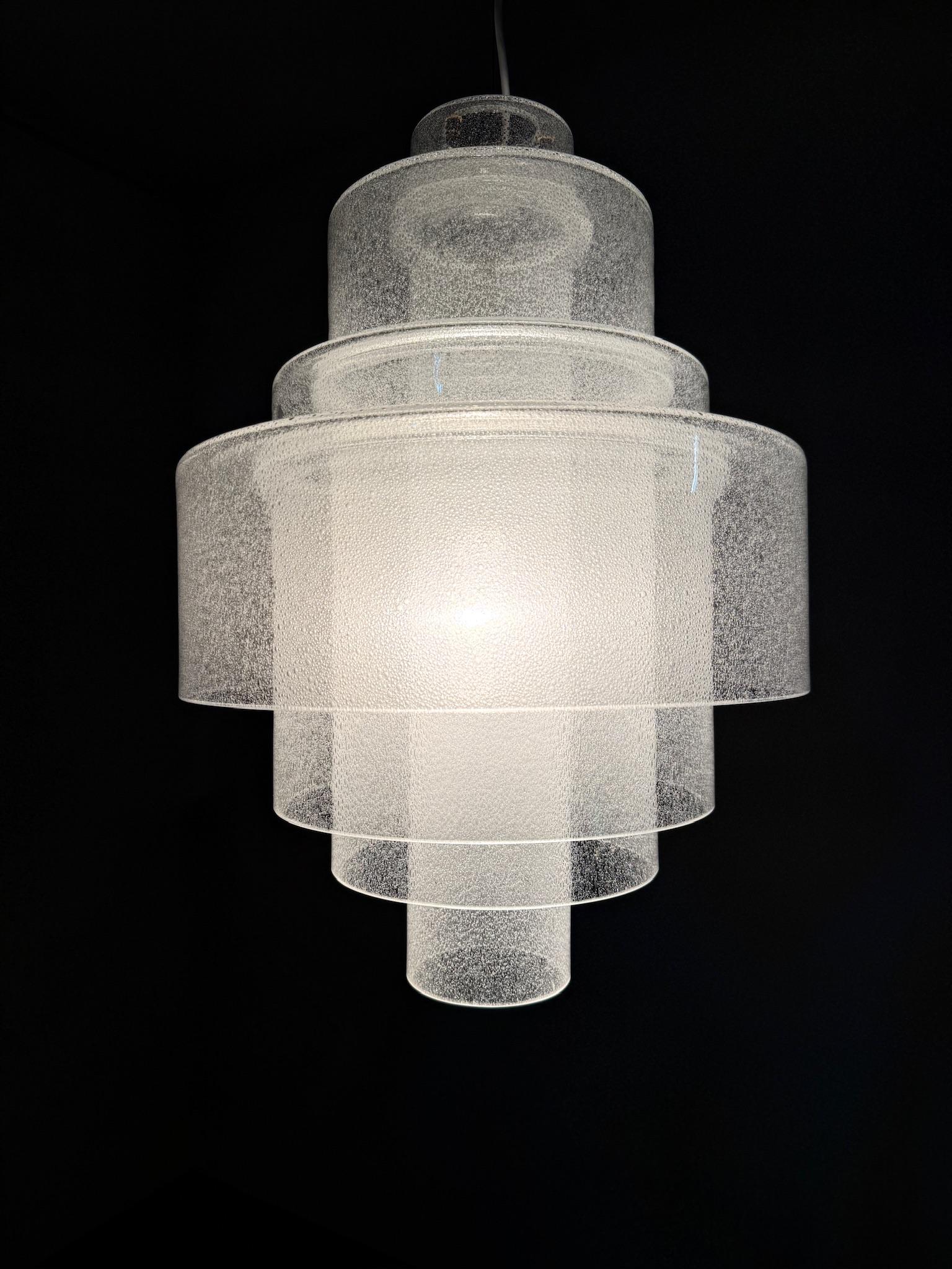 Lampada a sospensione LS120, design Carlo Nason per A.V. Mazzega in vendita 6