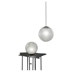 LS177 sphere pendant lamp, design Carlo Nason for A.V. Mazzega