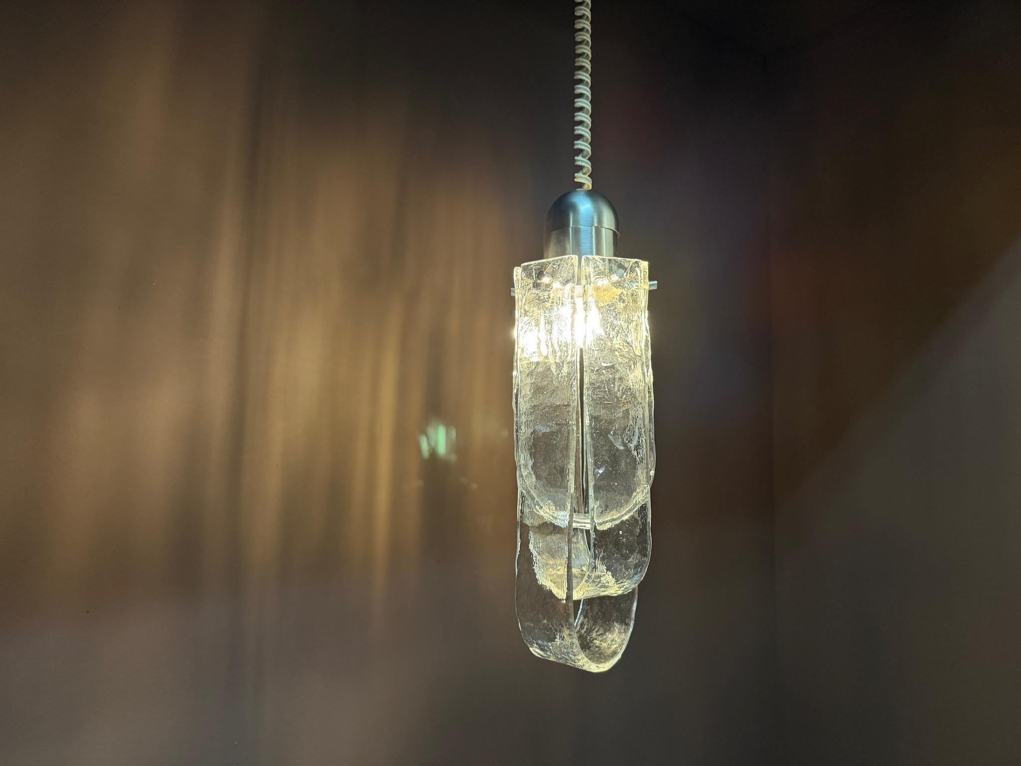 Italian Lampada a sospensione LS187, design Carlo Nason per A.V. Mazzega in vendita