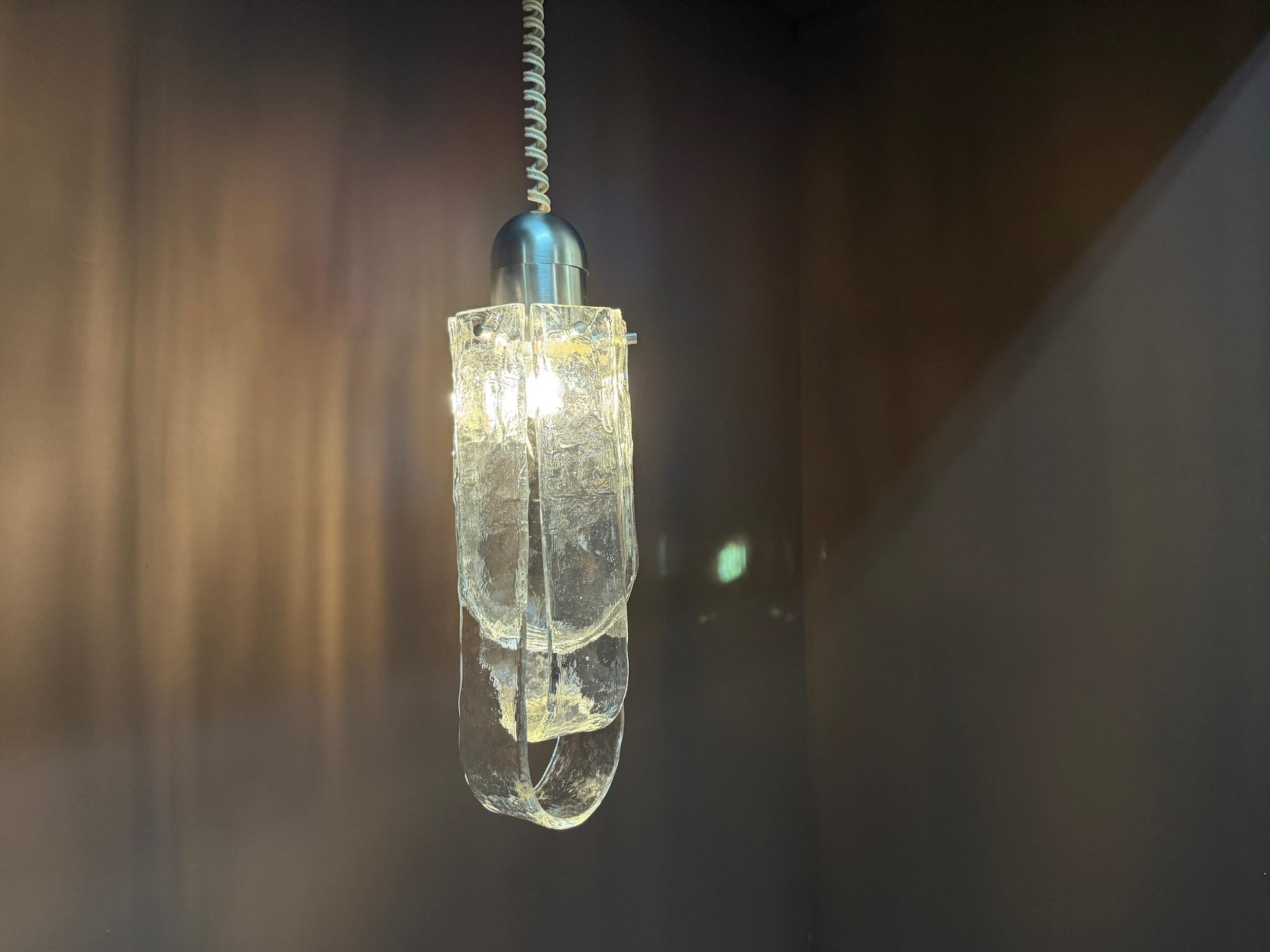 Lampada a sospensione LS187, design Carlo Nason per A.V. Mazzega In condizioni buone in vendita a Milano, Lombardia