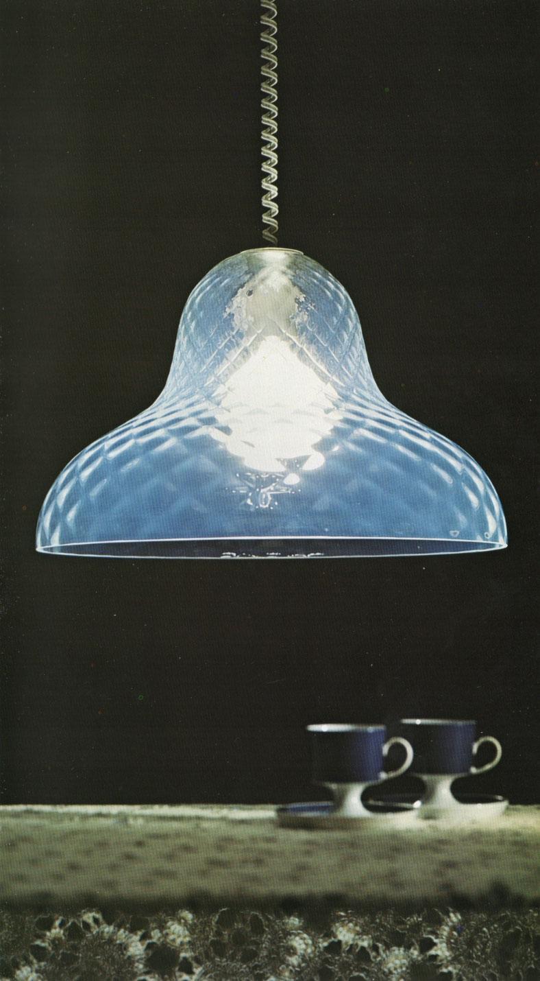 Italian Lampada a sospensione LS190, design Carlo Nason per A.V. Mazzega in vendita