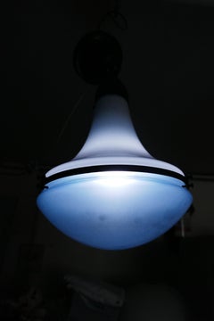 Lampada a sospensione Luzette di Peter Behrens für Siemens - numerata colore blu